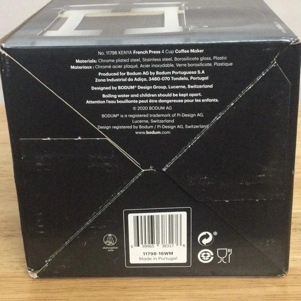 🌞 Bodum Kenya French Press Coffee Maker Makes 4 Cups of Coffee in boxes